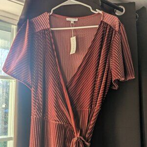 Baltic Born Velvet Wrap Dress